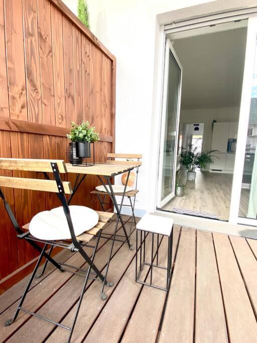 Modernes Trierer Cityloft Mit Grossem Balkon Exteriér fotografie