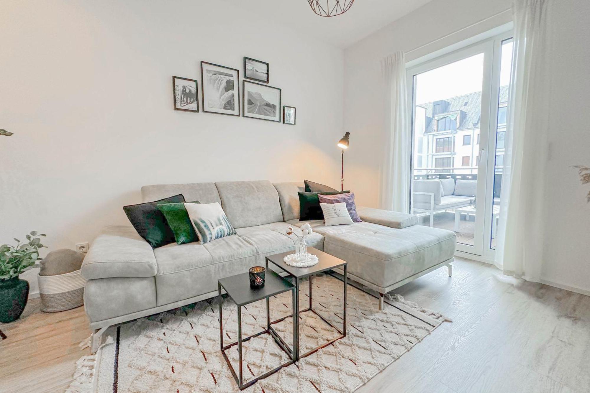 Modernes Trierer Cityloft Mit Grossem Balkon Exteriér fotografie